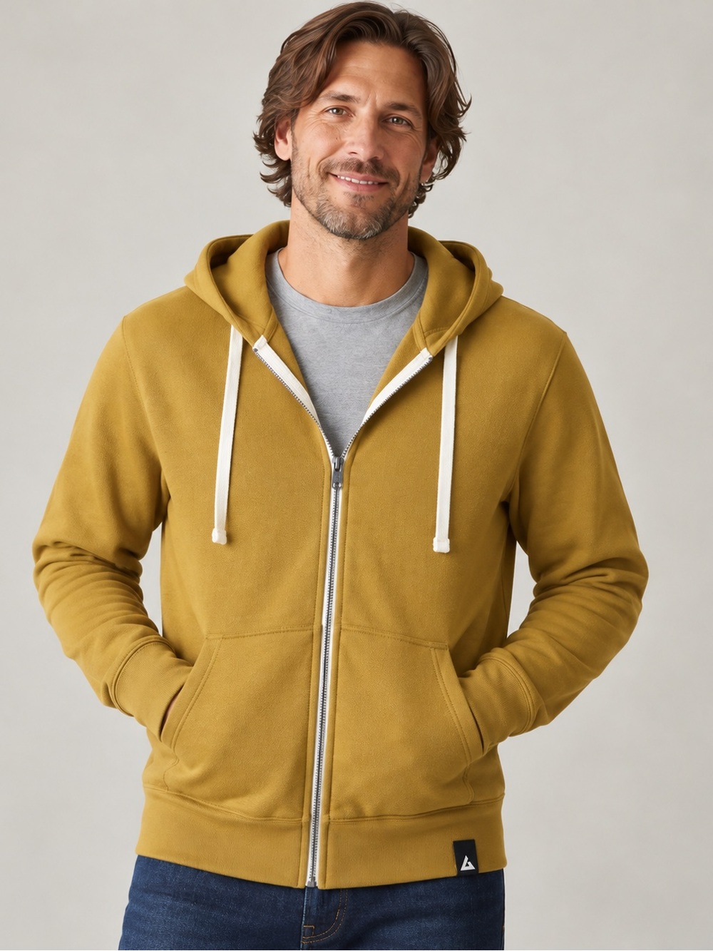 New American Giant Men’s Carolina Full Zip Hoodie M Tapenade NWOT Made in USA